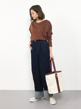 mihiroさん（レディース・156cm）の秋コーディネート