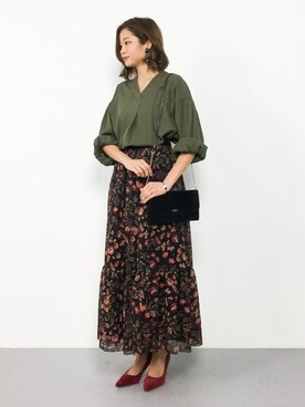 mihiroさん（レディース・156cm）の秋コーディネート