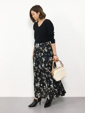 mihiroさん（レディース・156cm）の秋コーディネート