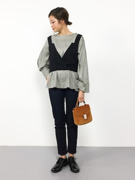 mihiroさん（レディース・156cm）の秋コーディネート