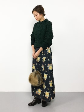 mihiroさん（レディース・156cm）の秋コーディネート