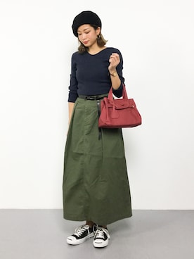 mihiroさん（レディース・156cm）の秋コーディネート