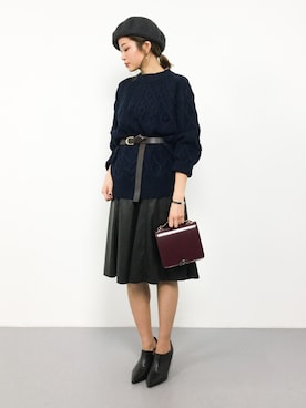 mihiroさん（レディース・156cm）の秋コーディネート