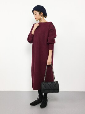 「LA ROCCA（ラロッカ）のアイテム（バッグ）」を使った、mihiroさん（レディース・156cm）の秋コーディネート