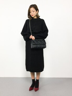 「LA ROCCA（ラロッカ）のアイテム（バッグ）」を使った、mihiroさん（レディース・156cm）の秋コーディネート