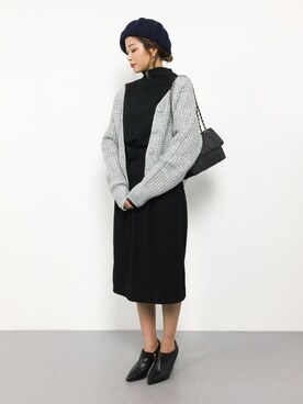 「LA ROCCA（ラロッカ）のアイテム（バッグ）」を使った、mihiroさん（レディース・156cm）の秋コーディネート