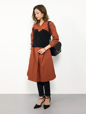 mihiroさん（レディース・156cm）の秋コーディネート