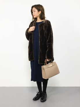 mihiroさん（レディース・156cm）の秋コーディネート