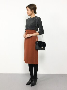 mihiroさん（レディース・156cm）の秋コーディネート