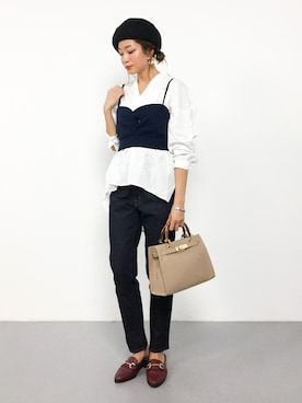 mihiroさん（レディース・156cm）の秋コーディネート