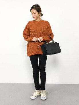 mihiroさん（レディース・156cm）の秋コーディネート