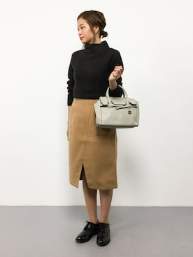 「oneway glamorous（ワンウェイグラマラス）のアイテム」を使った、mihiroさん（レディース・156cm）の秋コーディネート