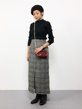 mihiroさん（レディース・156cm）の秋コーディネート