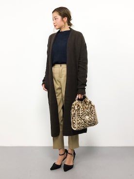 「Supreme.La.La.（シュープリームララ）のアイテム（バッグ）」を使った、mihiroさん（レディース・156cm）の秋コーディネート