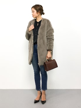 mihiroさん（レディース・156cm）の秋コーディネート