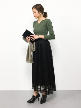 mihiroさん（レディース・156cm）の秋コーディネート