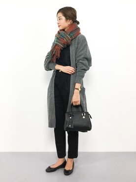 mihiroさん（レディース・156cm）の冬コーディネート