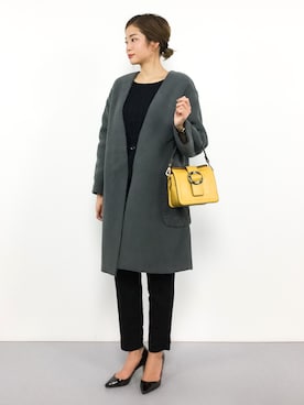 mihiroさん（レディース・156cm）の冬コーディネート