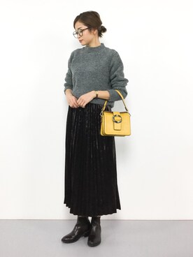 mihiroさん（レディース・156cm）の冬コーディネート