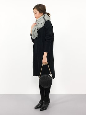 mihiroさん（レディース・156cm）の冬コーディネート