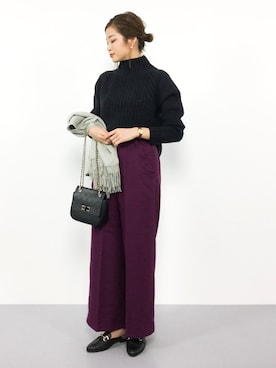 mihiroさん（レディース・156cm）の冬コーディネート