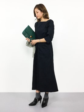 mihiroさん（レディース・156cm）の冬コーディネート