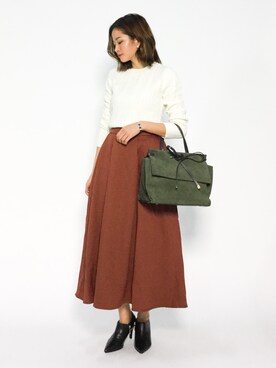 mihiroさん（レディース・156cm）の冬コーディネート