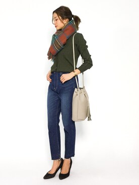 mihiroさん（レディース・156cm）の冬コーディネート