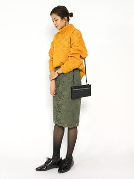 mihiroさん（レディース・156cm）の冬コーディネート