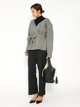 mihiroさん（レディース・156cm）の冬コーディネート