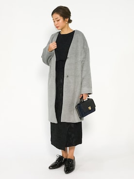 mihiroさん（レディース・156cm）の冬コーディネート