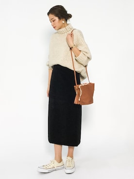 mihiroさん（レディース・156cm）の冬コーディネート