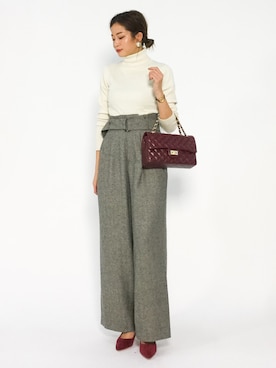 mihiroさん（レディース・156cm）の冬コーディネート