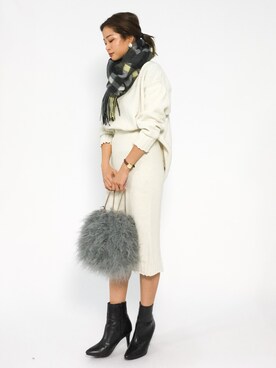 mihiroさん（レディース・156cm）の冬コーディネート