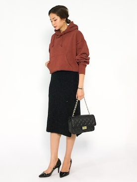 mihiroさん（レディース・156cm）の冬コーディネート