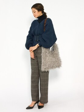 mihiroさん（レディース・156cm）の冬コーディネート