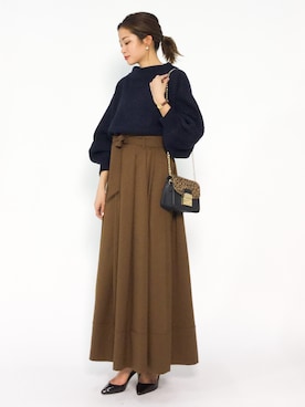 urbanresearchDOORS✩ロングタックスカート URBAN RESEARCH DOORS（アーバンリサーチドアーズ）の「ロングタックス