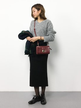 「cache cache（カシュ カシュ）のアイテム」を使った、mihiroさん（レディース・156cm・20代）の冬コーディネート