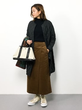 「SHIPS Days（シップスデイズ）のアイテム（ジャケット/アウター）」を使った、mihiroさん（レディース・156cm）の冬コーディネート