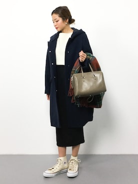 mihiroさん（レディース・156cm）の冬コーディネート