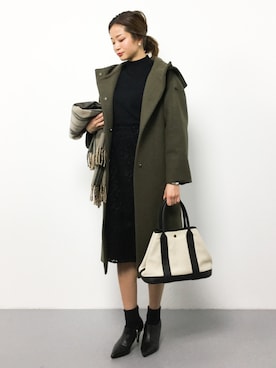 mihiroさん（レディース・156cm）の冬コーディネート