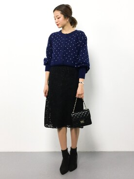 mihiroさん（レディース・156cm）の冬コーディネート