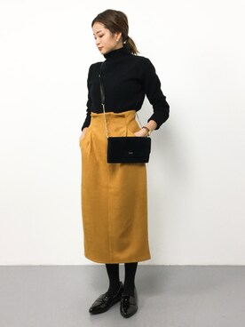 mihiroさん（レディース・156cm）の冬コーディネート