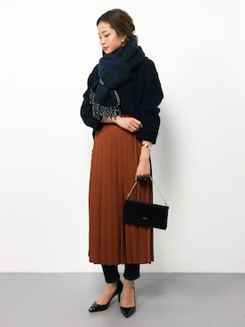 mihiroさん（レディース・156cm）の冬コーディネート