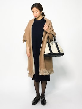 mihiroさん（レディース・156cm）の冬コーディネート