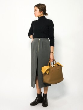 mihiroさん(レディース・156cm)の冬コーディネート
