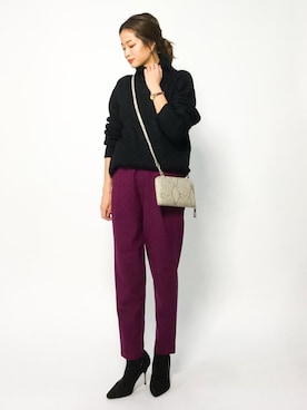 mihiroさん（レディース・156cm）の冬コーディネート