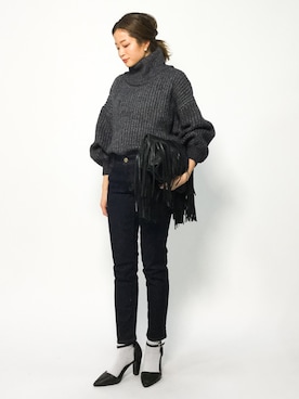 mihiroさん(レディース・156cm)の冬コーディネート