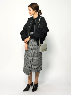 mihiroさん（レディース・156cm）の冬コーディネート