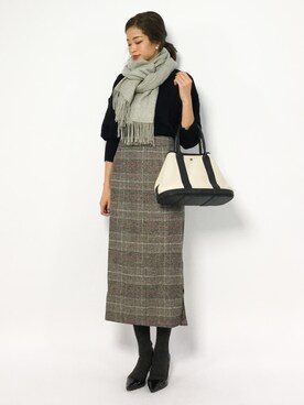 mihiroさん（レディース・156cm）の冬コーディネート